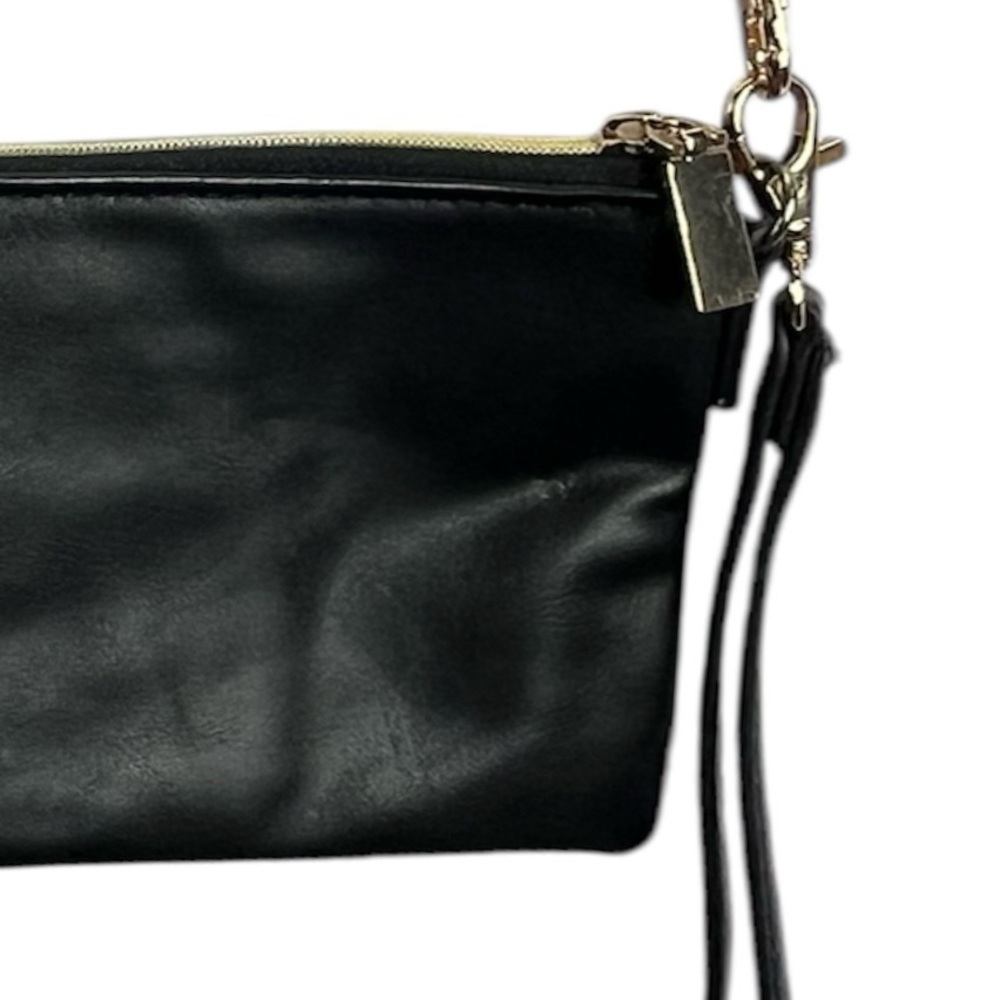 Kelly & Katie Leopard Print Calf Hair Crossbody Bag Wristlet Clutch - Picture 5 of 12